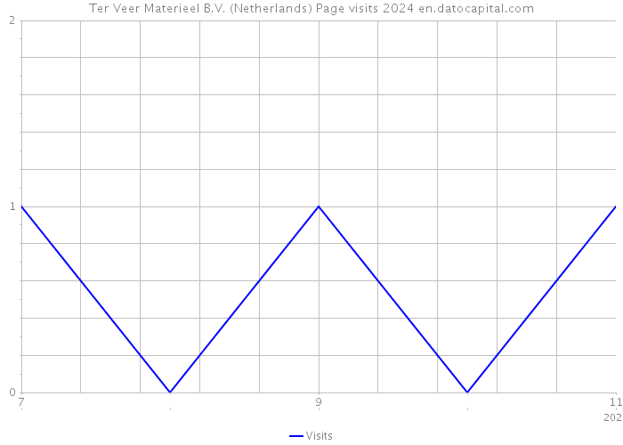 Ter Veer Materieel B.V. (Netherlands) Page visits 2024 