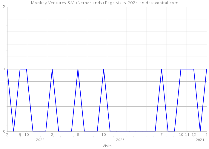 Monkey Ventures B.V. (Netherlands) Page visits 2024 