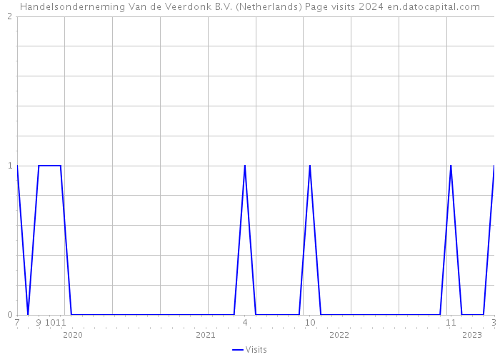 Handelsonderneming Van de Veerdonk B.V. (Netherlands) Page visits 2024 