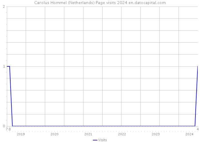 Carolus Hommel (Netherlands) Page visits 2024 