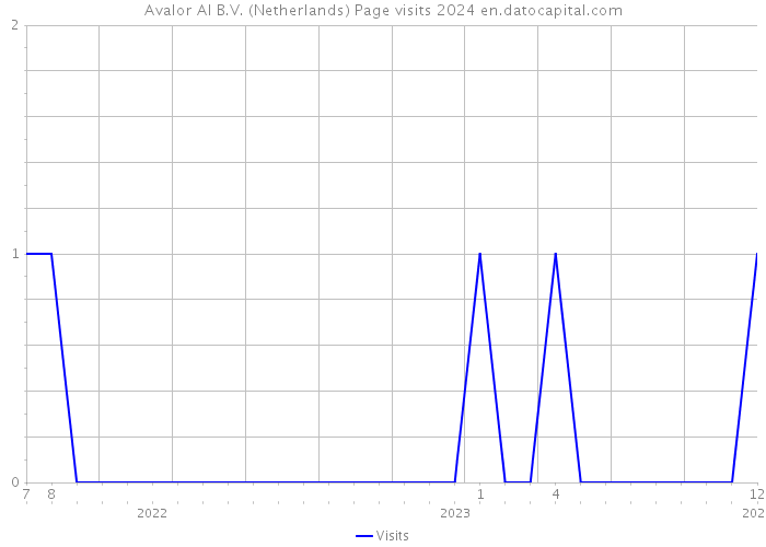 Avalor AI B.V. (Netherlands) Page visits 2024 