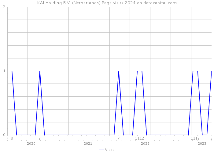 KAI Holding B.V. (Netherlands) Page visits 2024 