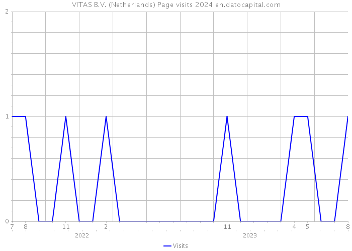 VITAS B.V. (Netherlands) Page visits 2024 