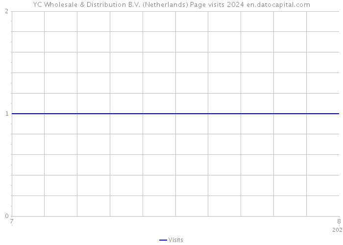 YC Wholesale & Distribution B.V. (Netherlands) Page visits 2024 