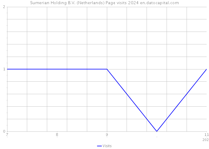 Sumerian Holding B.V. (Netherlands) Page visits 2024 