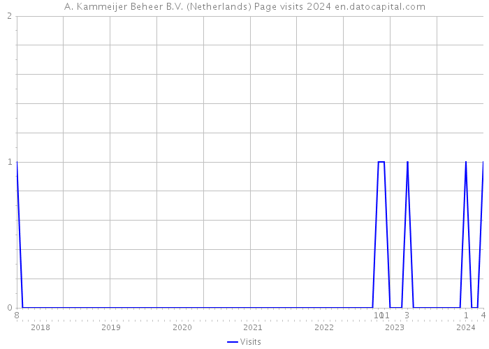 A. Kammeijer Beheer B.V. (Netherlands) Page visits 2024 