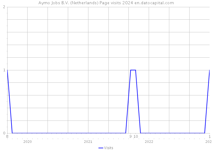 Aymo Jobs B.V. (Netherlands) Page visits 2024 