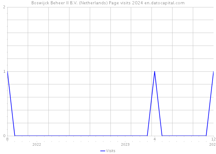 Boswijck Beheer II B.V. (Netherlands) Page visits 2024 