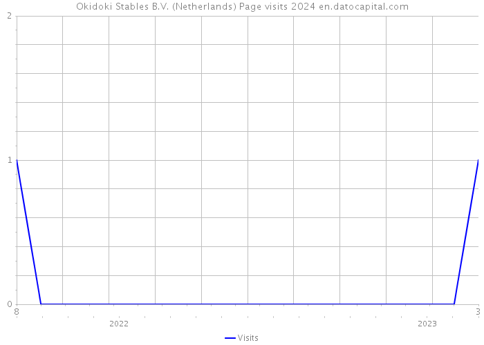Okidoki Stables B.V. (Netherlands) Page visits 2024 