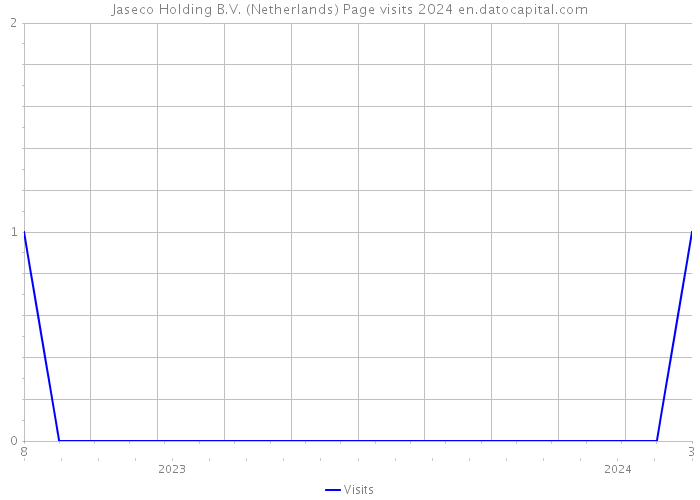 Jaseco Holding B.V. (Netherlands) Page visits 2024 