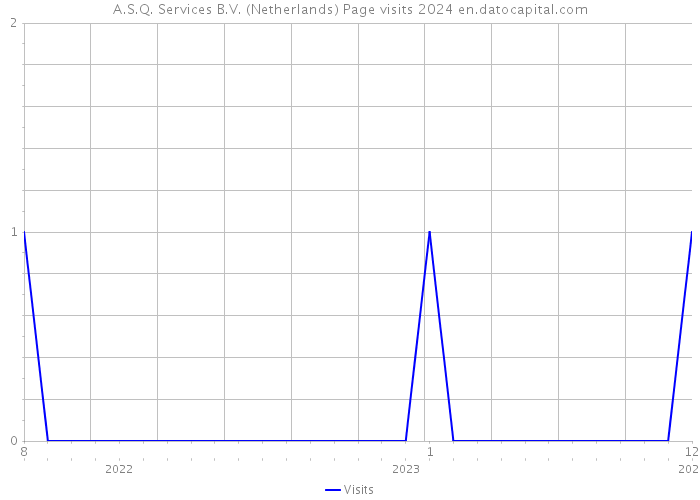 A.S.Q. Services B.V. (Netherlands) Page visits 2024 