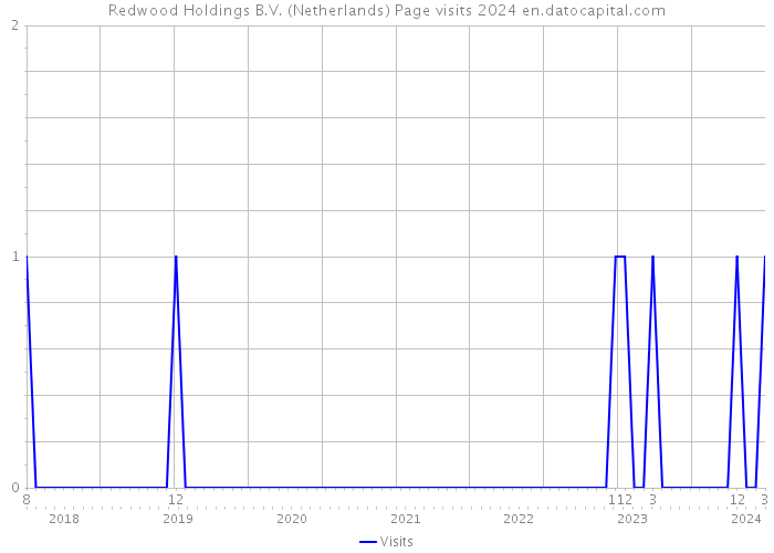 Redwood Holdings B.V. (Netherlands) Page visits 2024 
