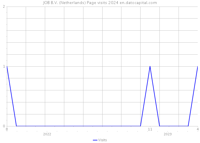 JOB B.V. (Netherlands) Page visits 2024 