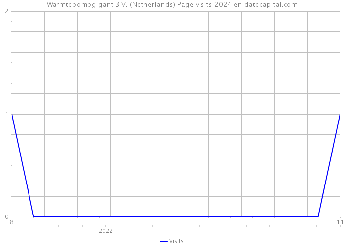 Warmtepompgigant B.V. (Netherlands) Page visits 2024 