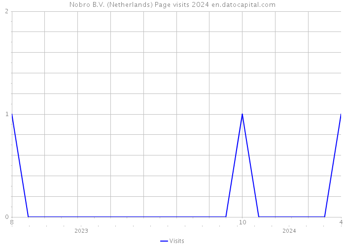 Nobro B.V. (Netherlands) Page visits 2024 