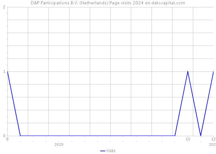 D&P Participations B.V. (Netherlands) Page visits 2024 