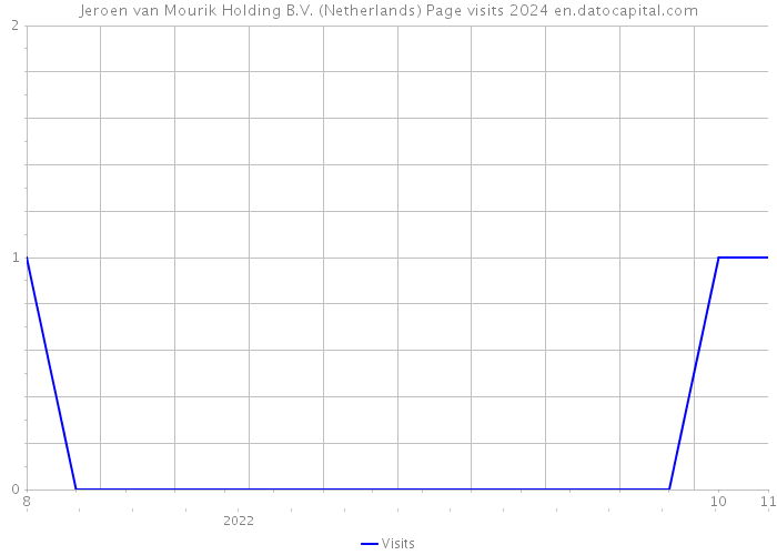 Jeroen van Mourik Holding B.V. (Netherlands) Page visits 2024 