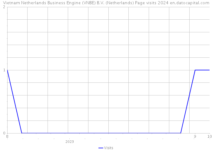 Vietnam Netherlands Business Engine (VNBE) B.V. (Netherlands) Page visits 2024 