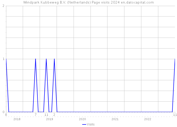 Windpark Kubbeweg B.V. (Netherlands) Page visits 2024 