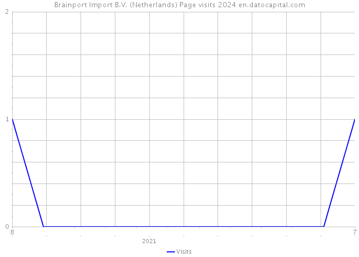 Brainport Import B.V. (Netherlands) Page visits 2024 