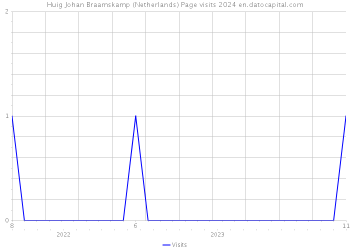 Huig Johan Braamskamp (Netherlands) Page visits 2024 