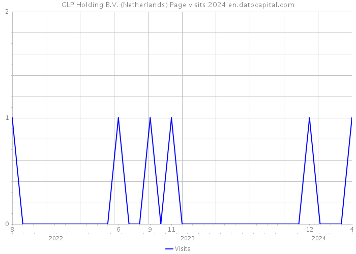 GLP Holding B.V. (Netherlands) Page visits 2024 