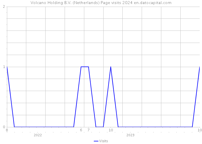 Volcano Holding B.V. (Netherlands) Page visits 2024 