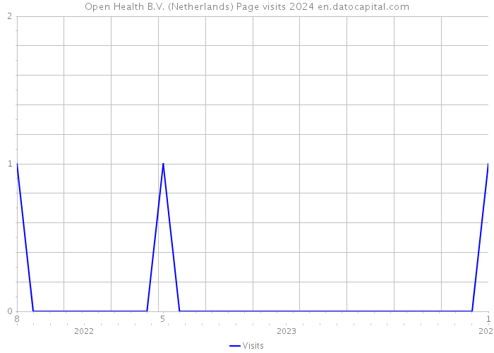 Open Health B.V. (Netherlands) Page visits 2024 