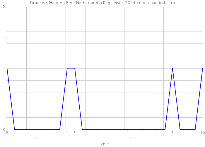 Draaijers Holding B.V. (Netherlands) Page visits 2024 