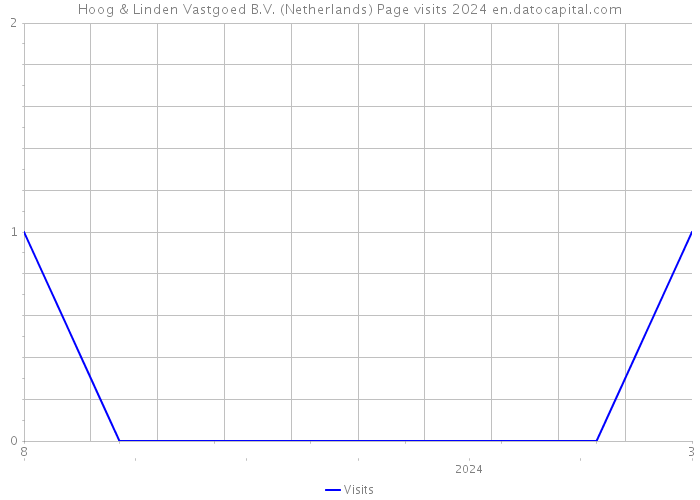 Hoog & Linden Vastgoed B.V. (Netherlands) Page visits 2024 
