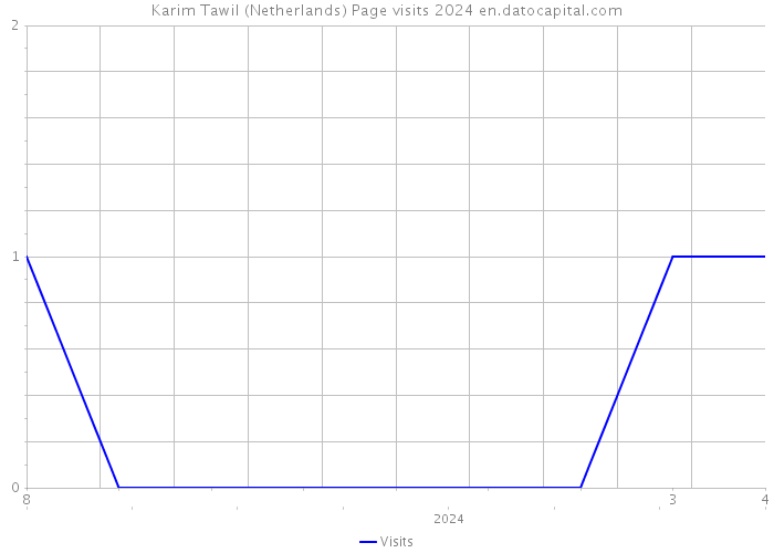 Karim Tawil (Netherlands) Page visits 2024 