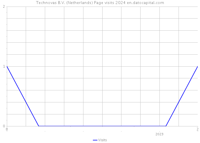 Technovas B.V. (Netherlands) Page visits 2024 
