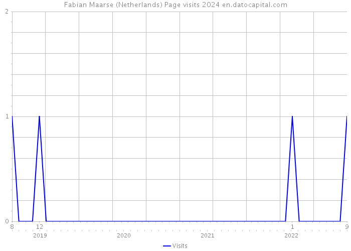 Fabian Maarse (Netherlands) Page visits 2024 