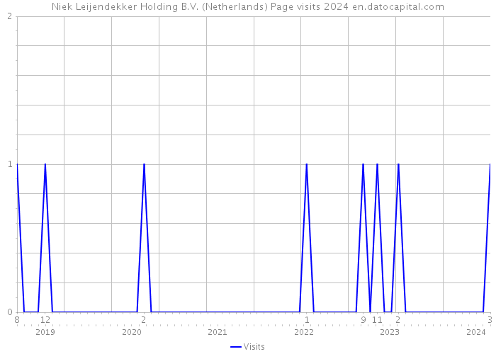 Niek Leijendekker Holding B.V. (Netherlands) Page visits 2024 