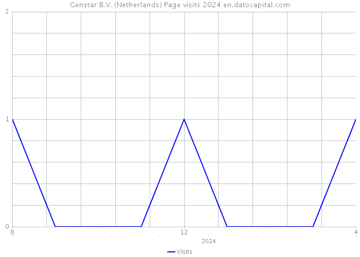 Genstar B.V. (Netherlands) Page visits 2024 