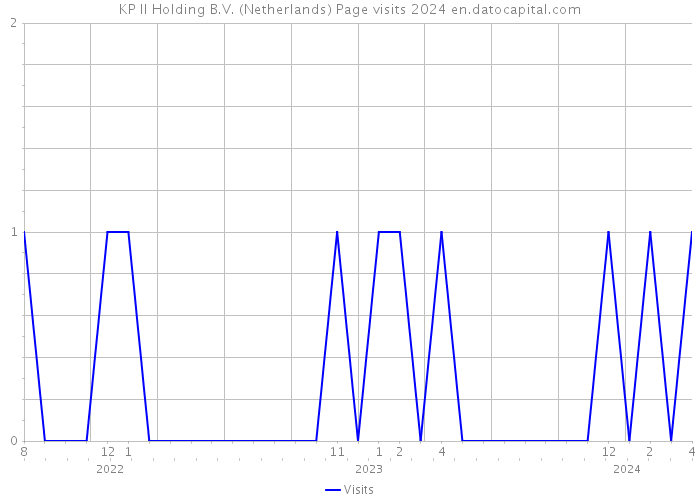 KP II Holding B.V. (Netherlands) Page visits 2024 