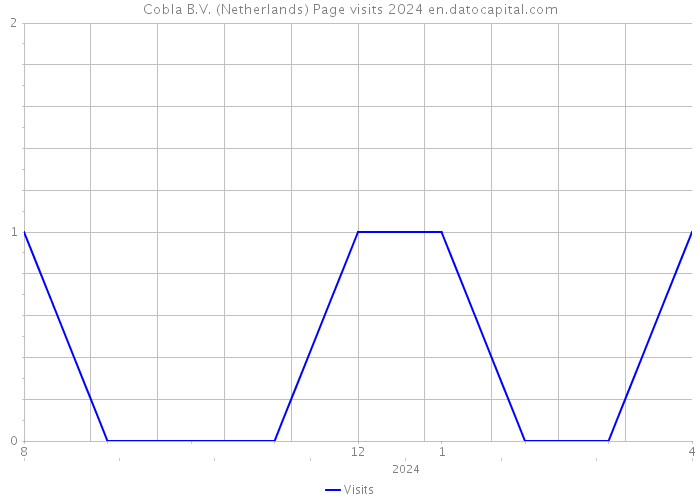 Cobla B.V. (Netherlands) Page visits 2024 