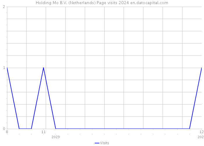 Holding Mo B.V. (Netherlands) Page visits 2024 