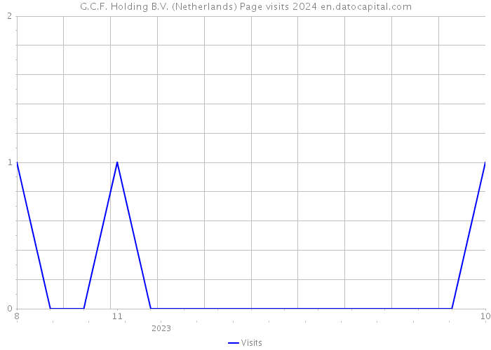 G.C.F. Holding B.V. (Netherlands) Page visits 2024 