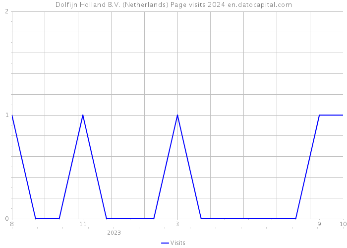 Dolfijn Holland B.V. (Netherlands) Page visits 2024 