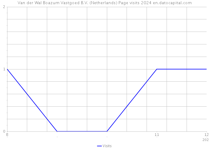 Van der Wal Boazum Vastgoed B.V. (Netherlands) Page visits 2024 