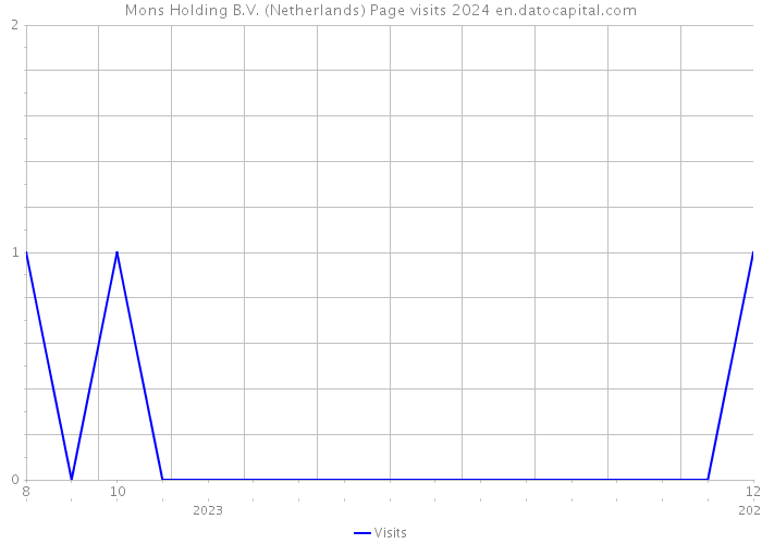 Mons Holding B.V. (Netherlands) Page visits 2024 