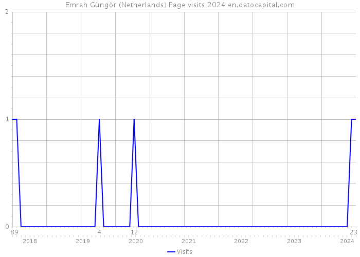 Emrah Güngör (Netherlands) Page visits 2024 