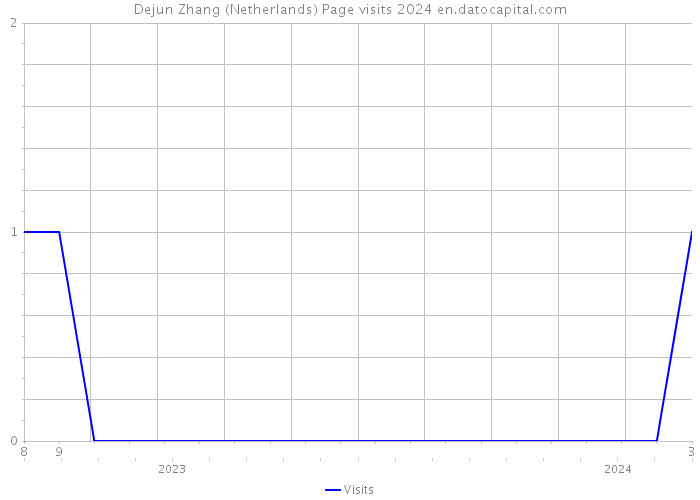 Dejun Zhang (Netherlands) Page visits 2024 
