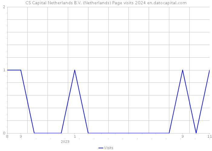 CS Capital Netherlands B.V. (Netherlands) Page visits 2024 