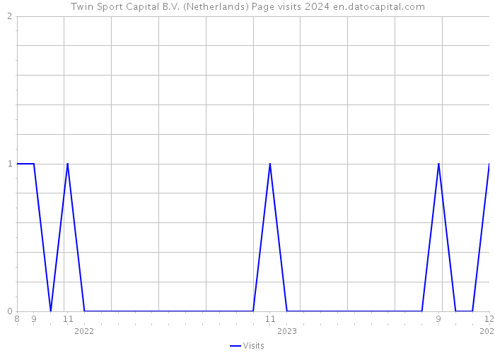 Twin Sport Capital B.V. (Netherlands) Page visits 2024 
