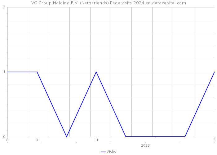VG Group Holding B.V. (Netherlands) Page visits 2024 