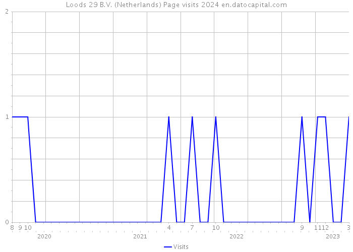 Loods 29 B.V. (Netherlands) Page visits 2024 