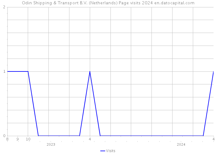 Odin Shipping & Transport B.V. (Netherlands) Page visits 2024 