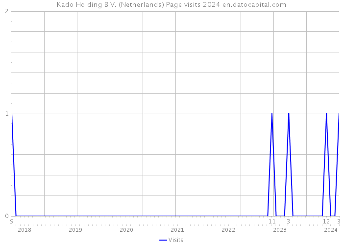 Kado Holding B.V. (Netherlands) Page visits 2024 